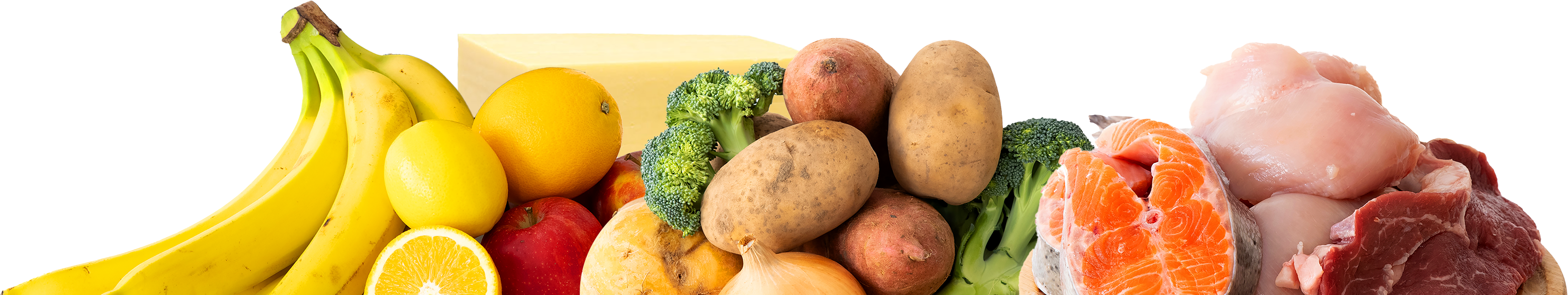 various foods