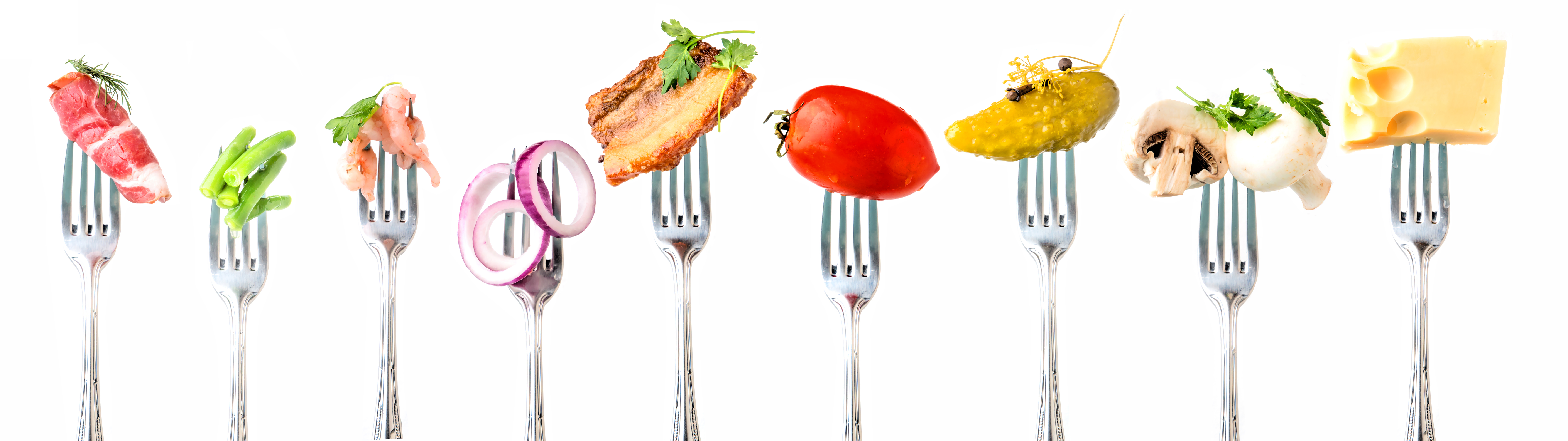 forks and foods